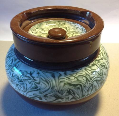 ceramic tobacco jar