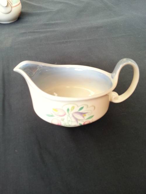 susie cooper burslem jug blue floral