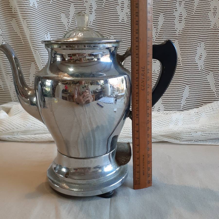 Vintage electric coffee percolator - barista collectables