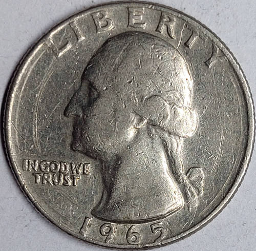 1965 US Quarter Dollar