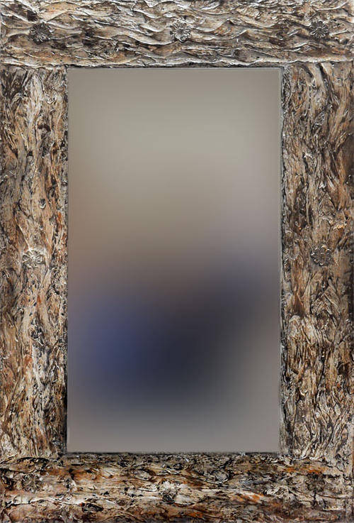 ***BEAUTIFUL HANDCRAFTED*** Mirror with Textured Frame           ***400mm x 600mm***