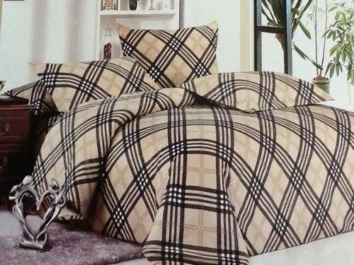 6 Piece - Cotton Feel - Bed Linen - Queen Size- Duvet Cover Set