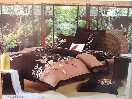 6 Piece - Cotton Feel - Queen Size- Duvet Cover Set