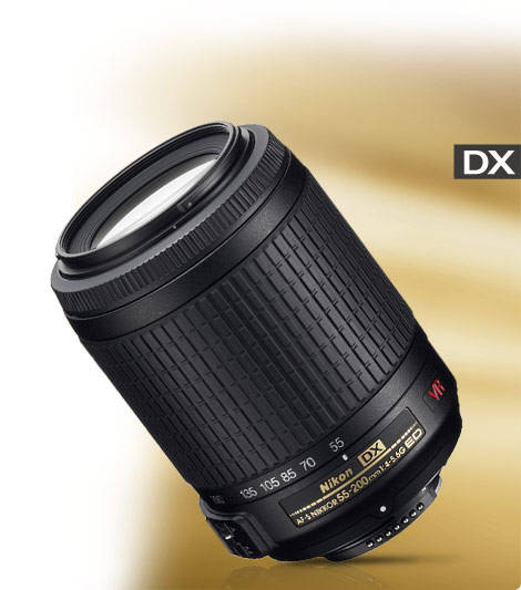Nikon AF-S DX VR Zoom NIKKOR 55 - 200MM