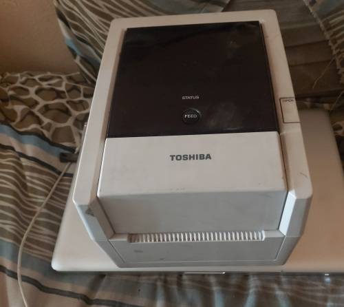 Toshiba B-EV4D-GS14-QM-R Barcode Label Printer in immaculate condition