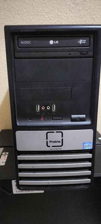 Proline i5, 500gb, 4gb, 2.5ghz, windows, plug and play