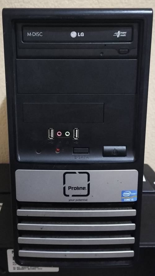 Proline i5, 500gb, 4gb, 2.5ghz, windows, plug and play