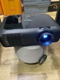 Massive Optoma EW766W WiFi DLP Projector Black with Ultra link 150cm X 15cm projector screen