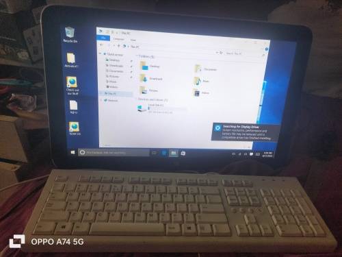All IN One 19 inch touch screen computer, Intel N2805, 500gb, 2gb ram, WiFi, windows 10