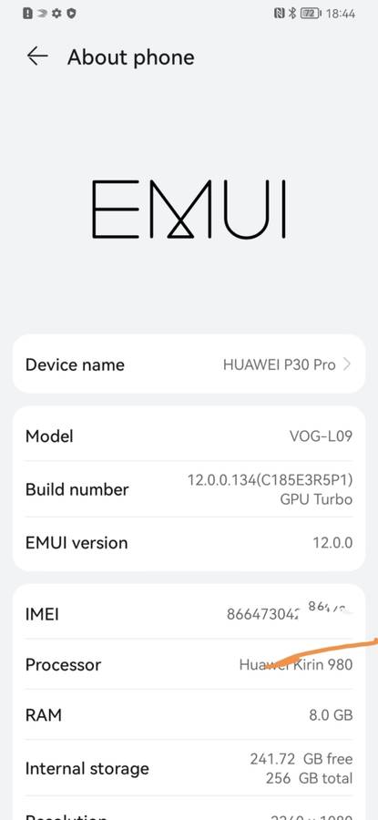 Monster Huawei P30 Pro, 256GB, 8GB, 40mp, 3 cameras, redefine photography