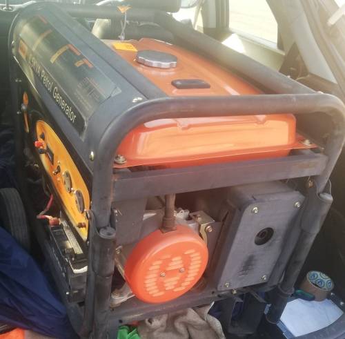 Power Liberation, GRIP 6.5KVA PETROL GENERATOR, DOMESTIC OR CONSTRUCTION. WITH ONLY 2 HOURS OF USAGE