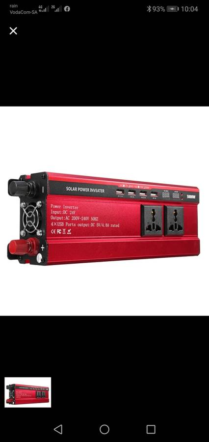 5000W MODIFIED POWER INVERTER at a give away price