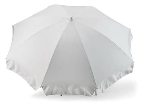 8 Panel Beach Umbrella - White