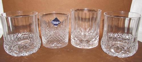 CRYSTAL WHISKEY GLASSES