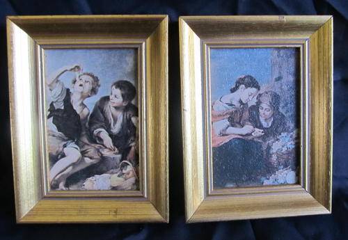 PAIR OF SMALL PAINTINGS