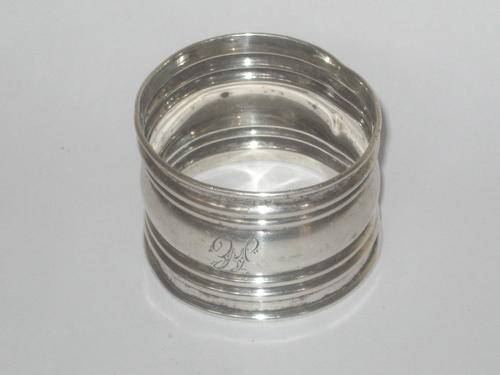 HALLMARKED SILVER SERVIETTE RING