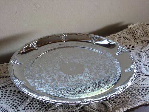 SILVER PLATED LAZY SUSAN