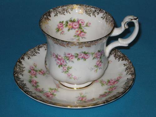 ROYAL ALBERT "Dimity Rose" CUP and SAUCER