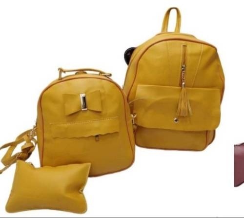 STYLISH SYNTHETIC LEATHER BAG SET RETAILS AT R800