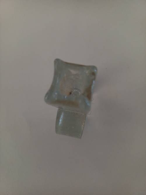 small antique kerosene lamp and glass holder