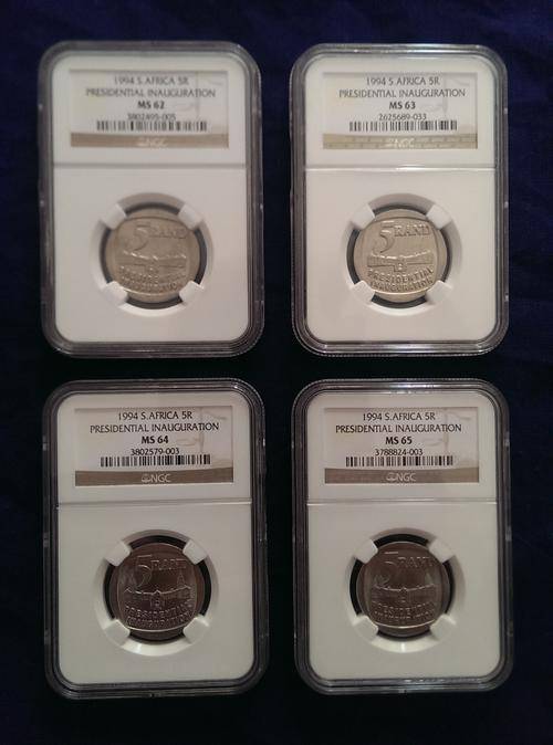 ** COMBO ** 1994 Presidential Inauguration R5 Coin Set ** MS62 M63 M64 MS65 ** 4 Coin Set