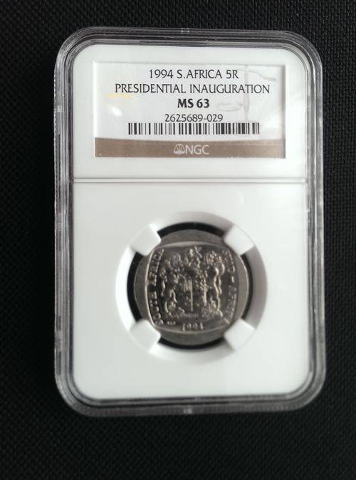 **R49 START** 1994 Presidential Inauguration R5 Coin Set ** MS63 & MS64 **