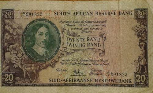 MH DE KOCK -TWENTY RAND NOTE-D1 PREFIX