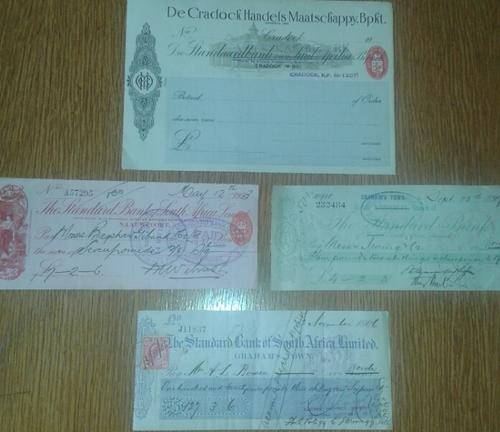 OLD BANK CHEQUES- FOR COLLECTORS - RARE COLLECTION