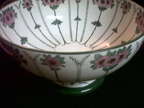 STUNNING Antique (c1908) Royal Doulton LARGE Footed Bowl