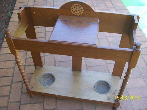 Solid Wood Vintage Antique Umbrella Stand - Crazy Wednesday!