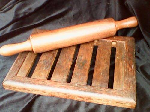 Vintage Wooden Rolling Pin and Cooling stand - Crazy Wednesday!!!