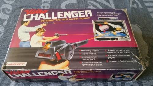 Vintage 1987 VERY RARE Video Challenger Interactive VCR Arcade System