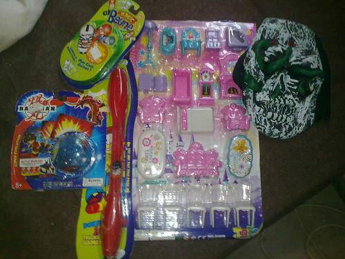 Lot of toys, see below