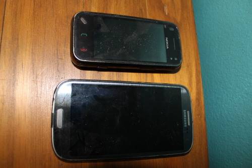 Two Cell Phone for Parts or Repair  (Samsung S3 and Nokia N Series)