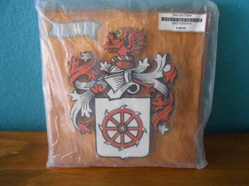 De Wet Family Crest in Excellent Condition