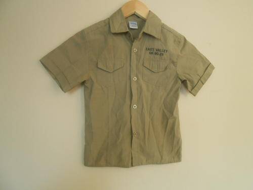 Boys Khaki Top by Little Rebels (6 to 7 yrs)