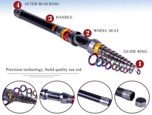 Telescopic Fishing Rod Carbon Sea Fishing