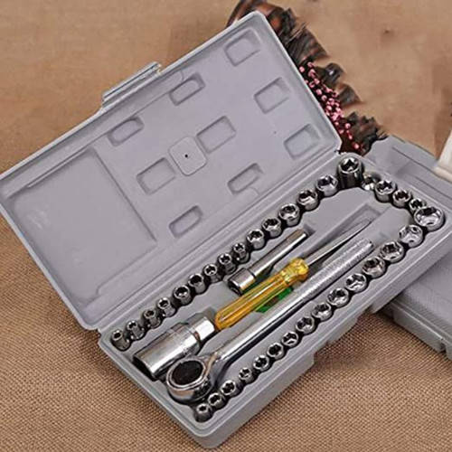 40PCS Combination Socket Wrench Set