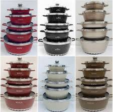 BOSCH - 10 Piece Die Cast Energy Saving Aluminium - Non stick Cookware Set