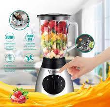 1.5L ELECTRIC 2 IN 1 STAINLESS STEEL 6 BLADE BLENDER - 850W