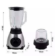 1.5L ELECTRIC 2 IN 1 STAINLESS STEEL 6 BLADE BLENDER - 850W