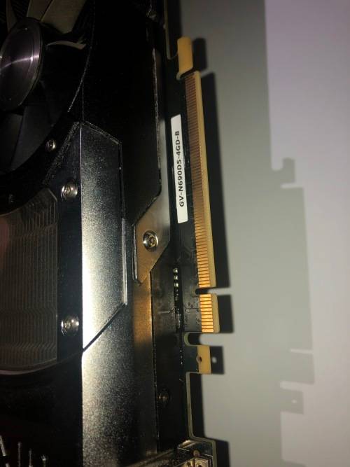GIGABYTE GeForce GTX 690 4GB 512-bit GDDR5 PCI Express 3.0 x16 HDCP Ready SLI Support Video Card