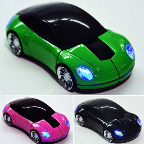 2.4GHz Wireless Optical Mouse Car DPI USB Receiver for Laptop PC