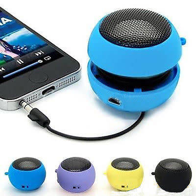 MINI HAMBURGER SPEAKER FOR PHONE FOR POD FOR LAPTOP MP3 AUDIO