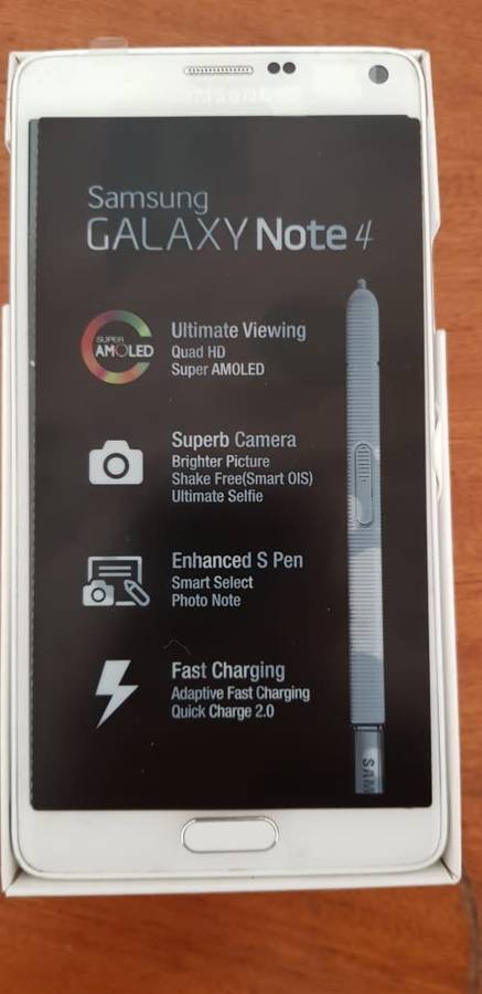 **Samsung Galaxy Note 4** (Perfect Condition)