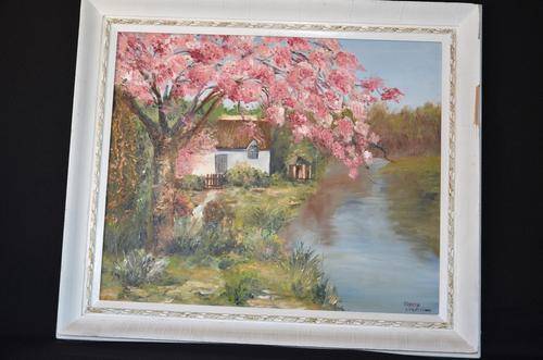 Original oil painting on board