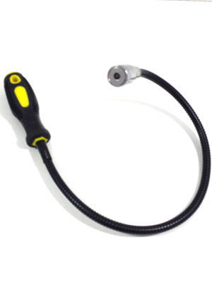 Magnetic Pick Up tool - built in LED lamp - includes batteries!