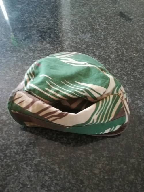 Rhodesian camouflage cap with neck flap