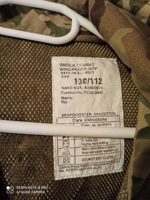 Genuine British issue MTP Camo Smock - Big Size