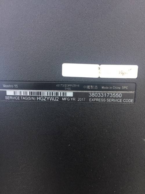 Dell vostro 3568 i3-6006U